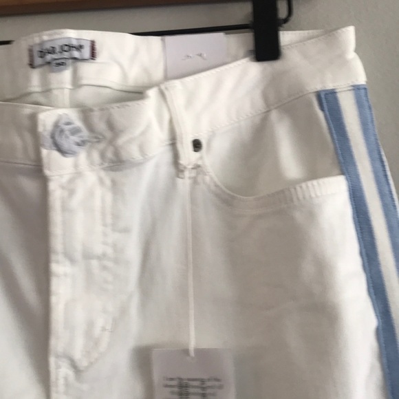 NWT Dear John Gisele High Rise White Skinny 30 - Picture 5 of 14